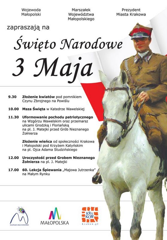 Święto Narodowe 3 Maja w Krakowie