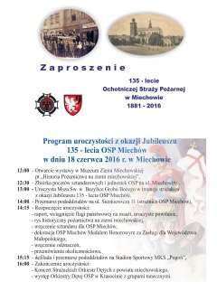Jubileusz OSP w Miechowie