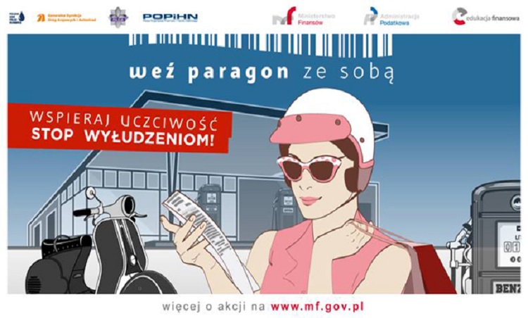 Weź paragon ze sobą - akcja informacyjna