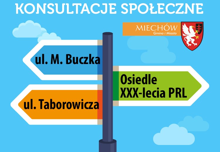 Konsultacje społeczne -zmiana nazwy ulic i osiedla na terenie miasta Miechów