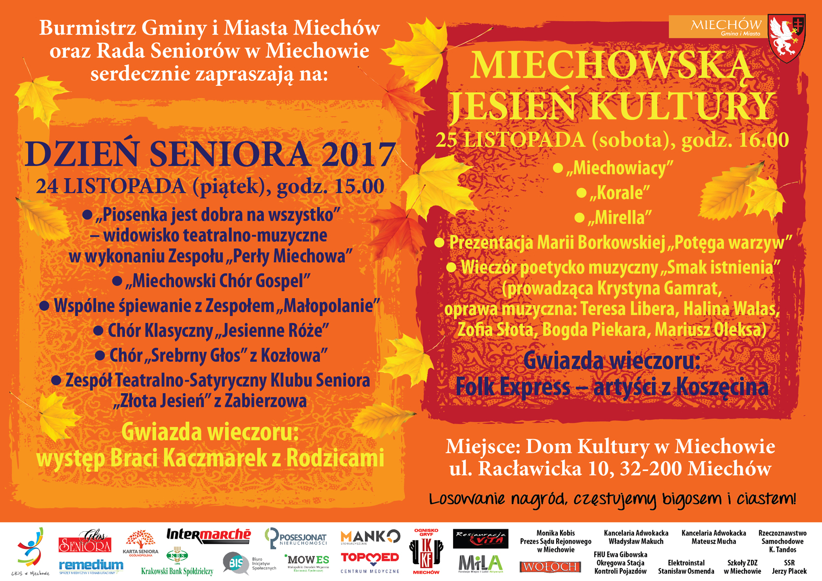Dzień Seniora i Miechowska Jesień Kultury 2017