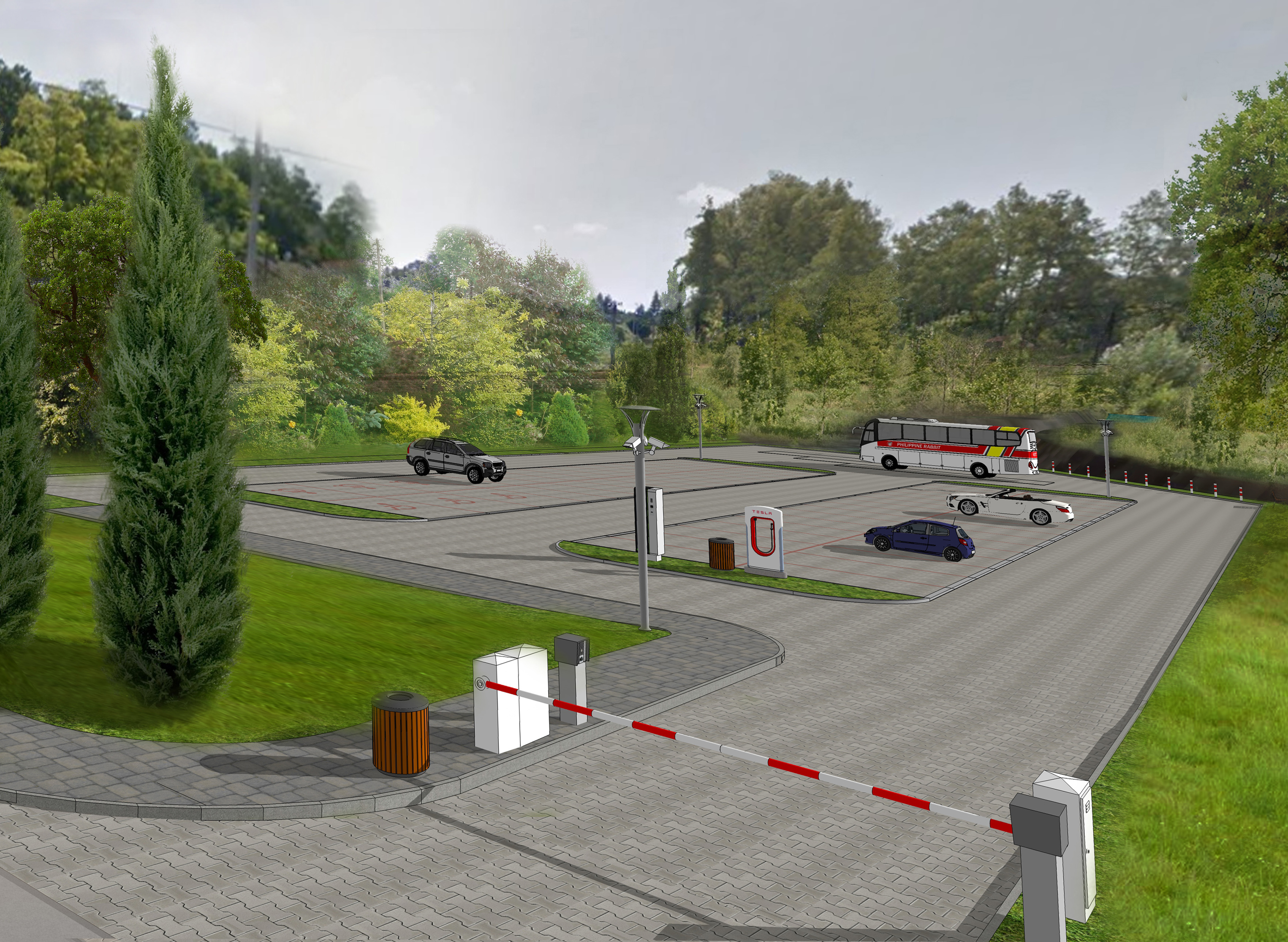 Parking w Kamieńczycach