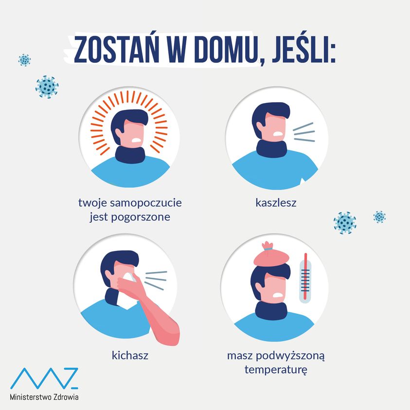 Materiały informacyjne Ministerstwa Zdrowia - koronawirus