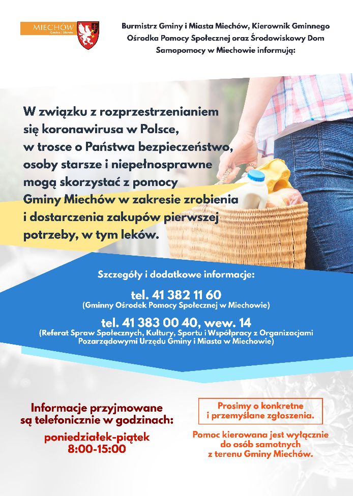 Wsparcie osób samotnych - Gmina Miechów