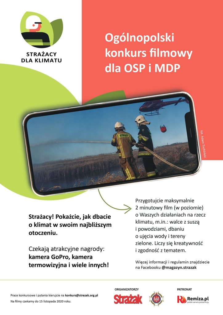 Konkurs filmowy „Strażacy dla klimatu”