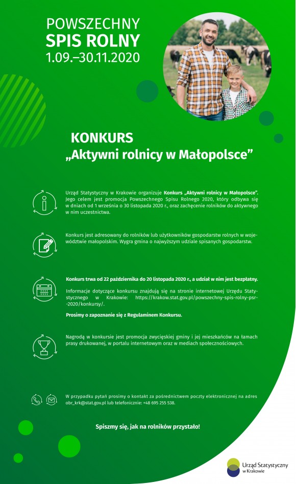 Aktywni Rolnicy w Małopolsce - plakat