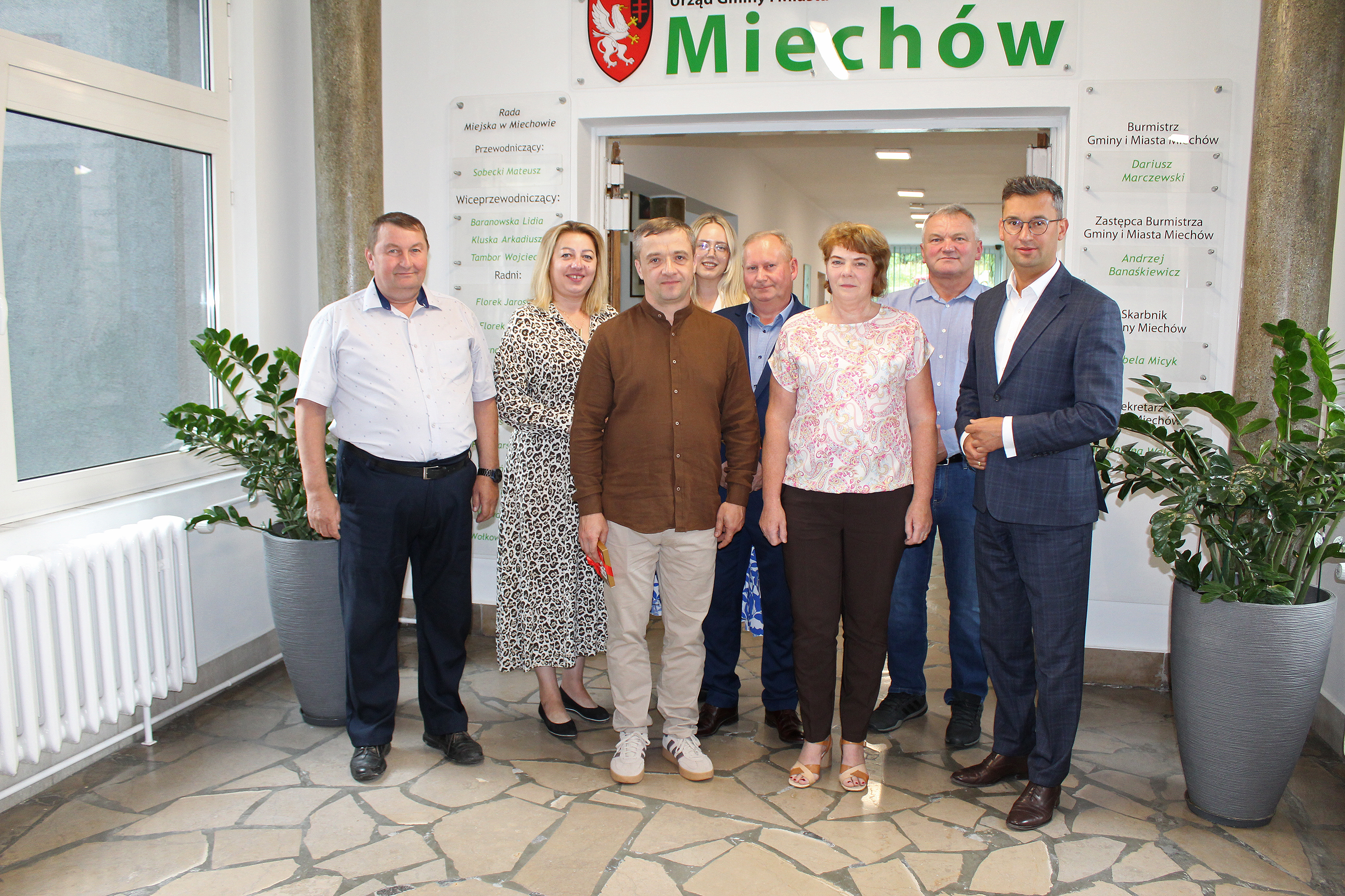 Gospodarze dożynek Gminnych 2025 na spotkaniu u Burmistrza Miechowa