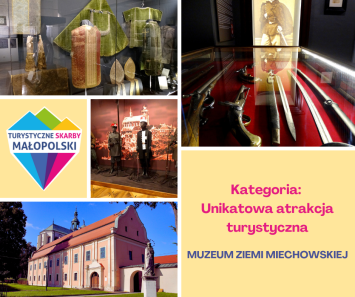Plakat turystyczne skarby małopolski - unikatowa atrakcja turystyczna