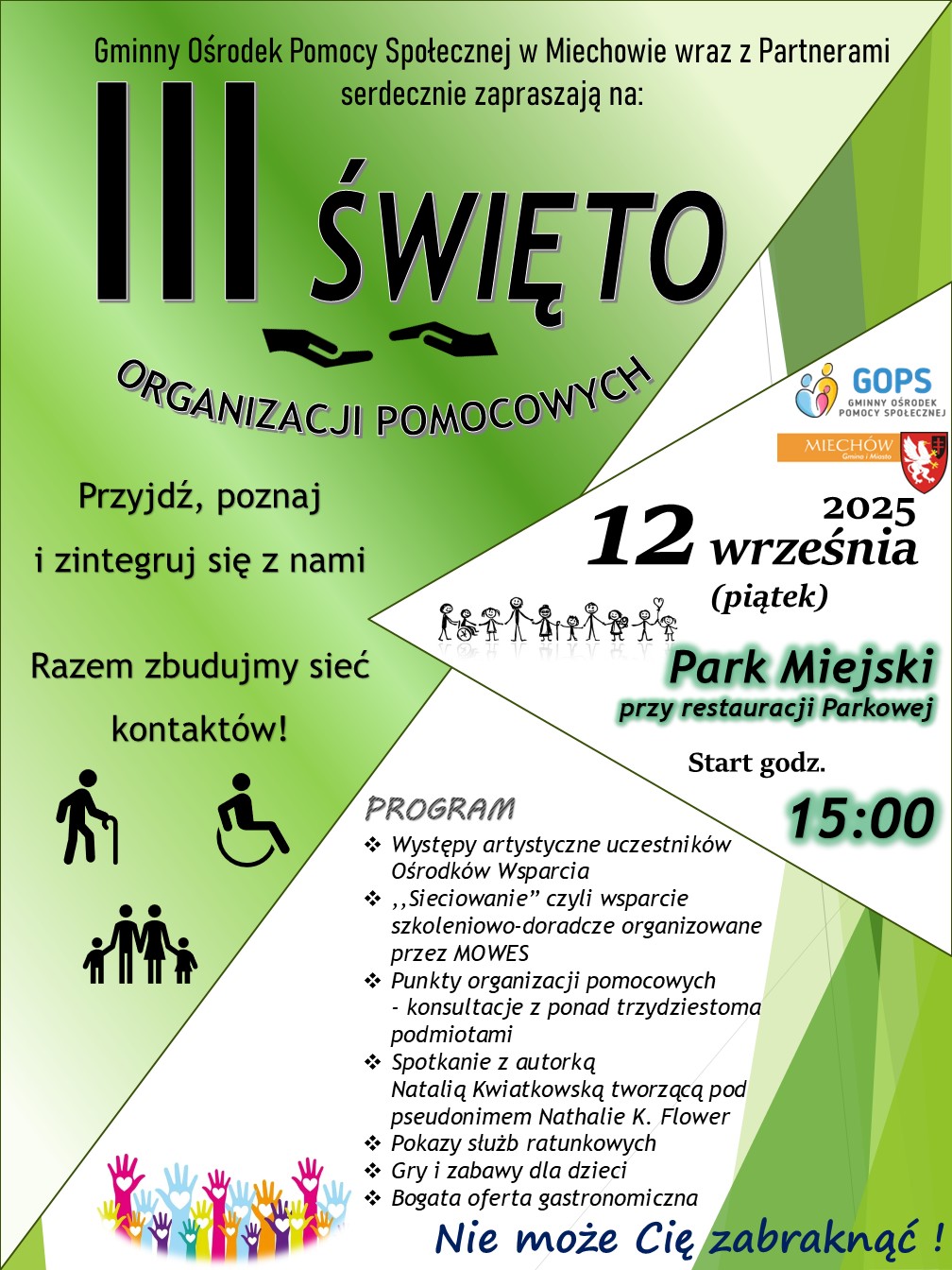 Plakat III Święta Organizacji Pomocowych