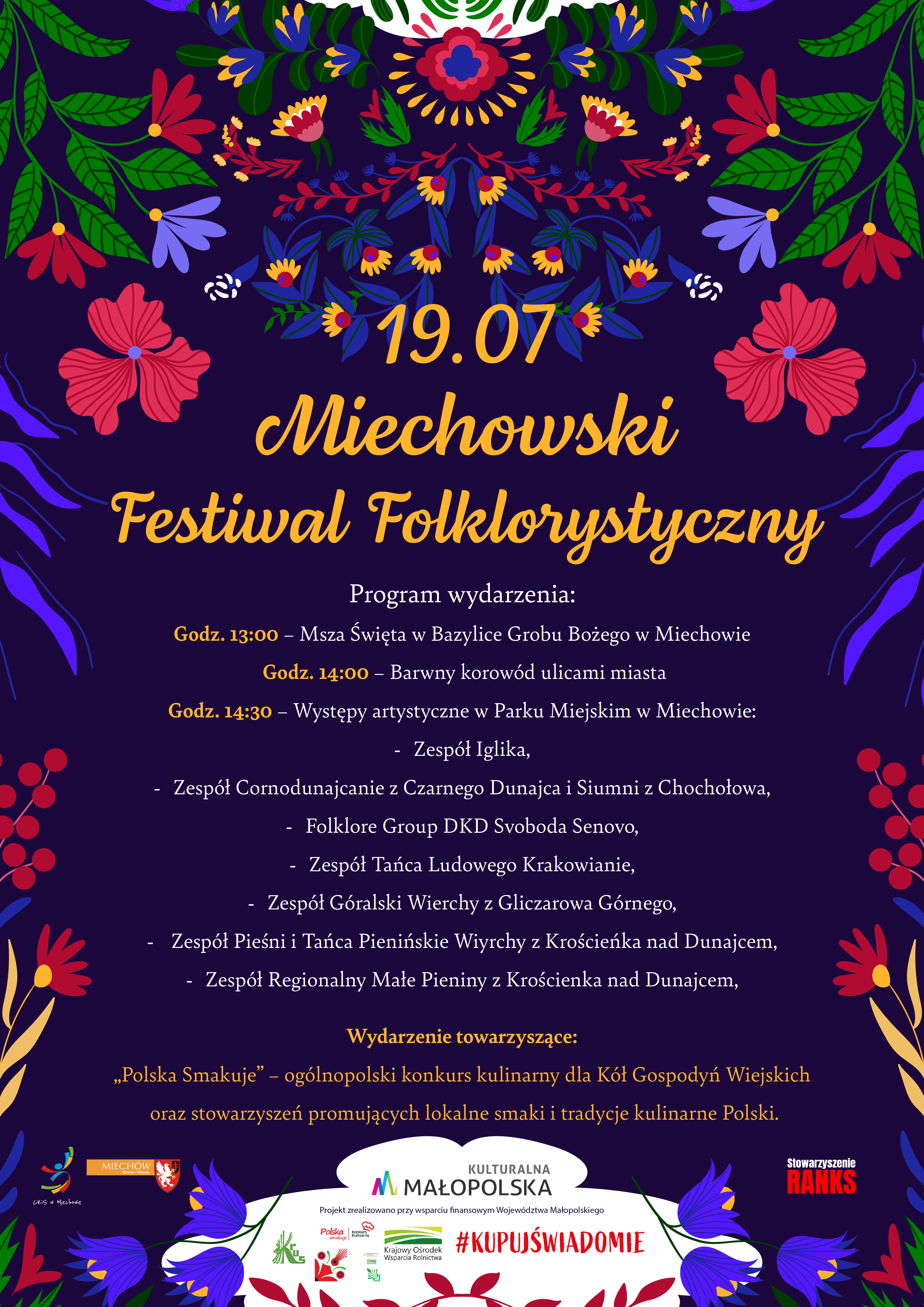 Miechów zaprasza na Festiwal Folklorystyczny