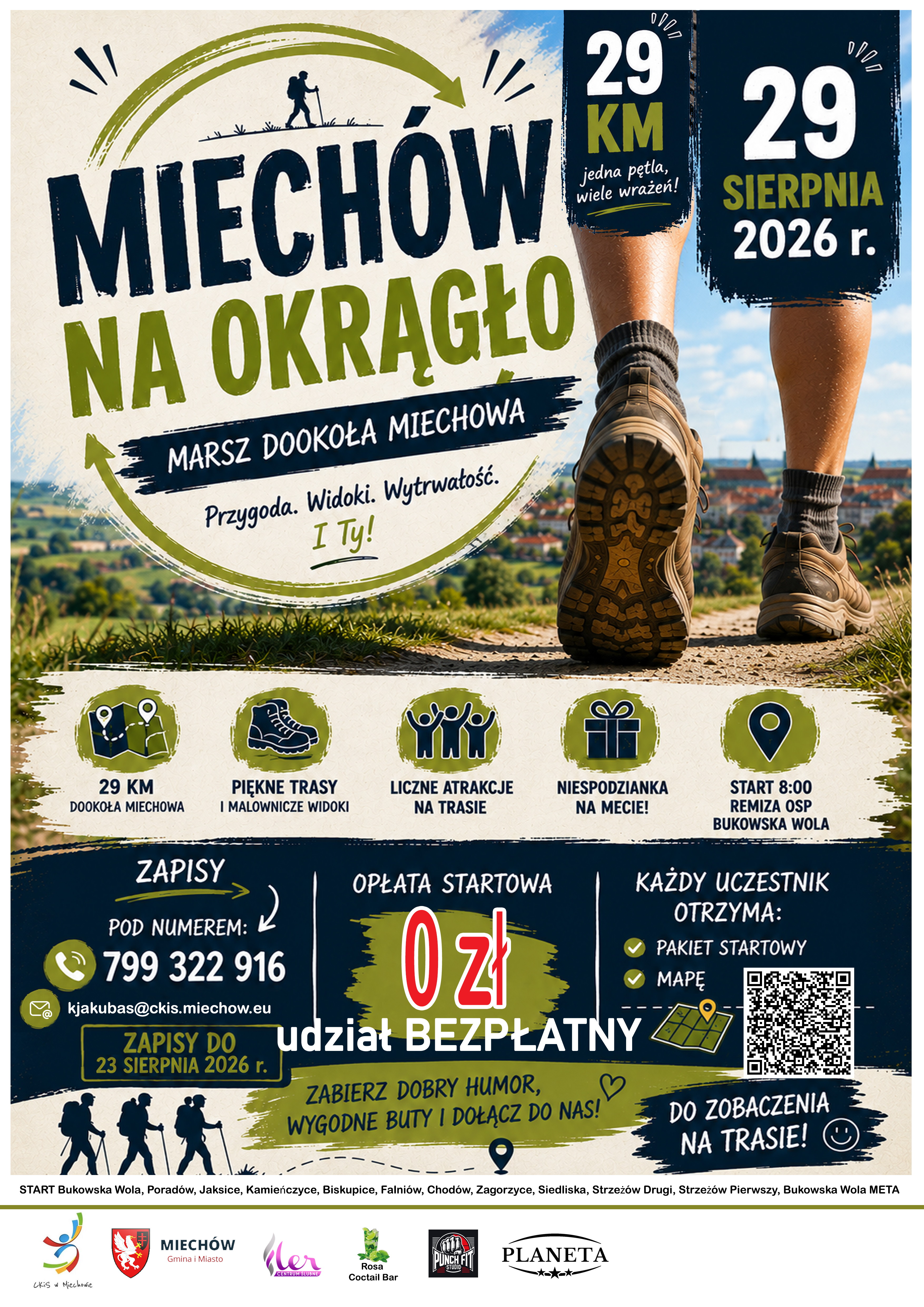 Pieszy rajd dookoła Miechowa